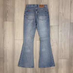 Vintage Y2K Distressed Mudd High Rise Flare Leg Denim Jeans Size 3 / 26" Waist